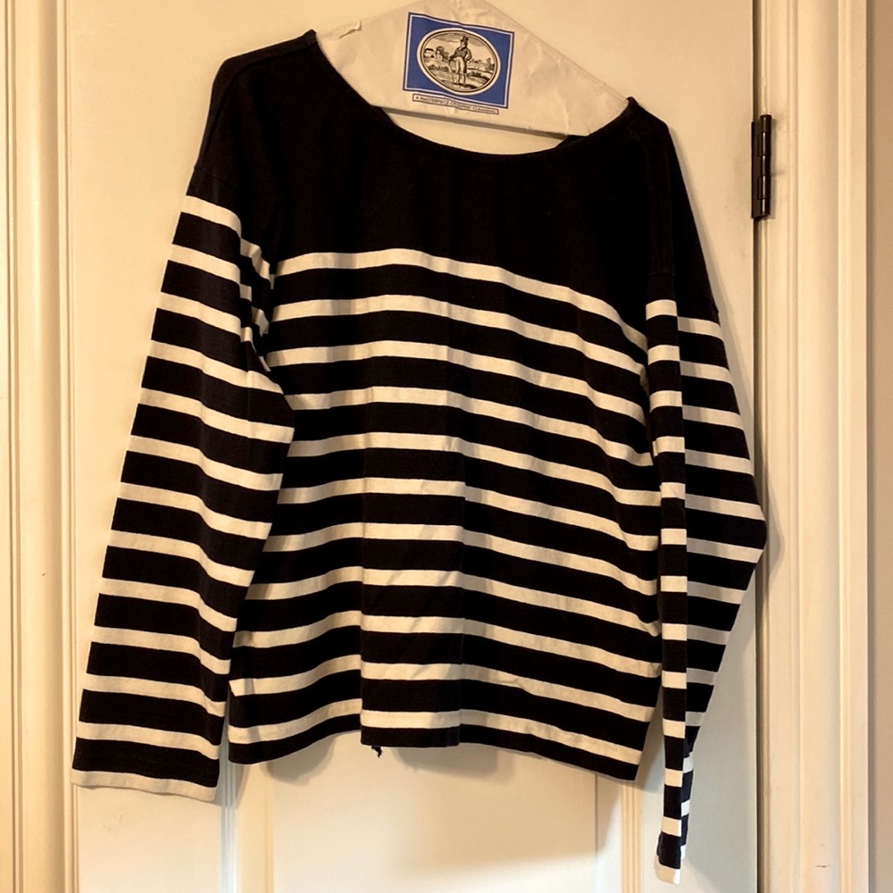 JCrew Mariner Bow Back Nautical Top